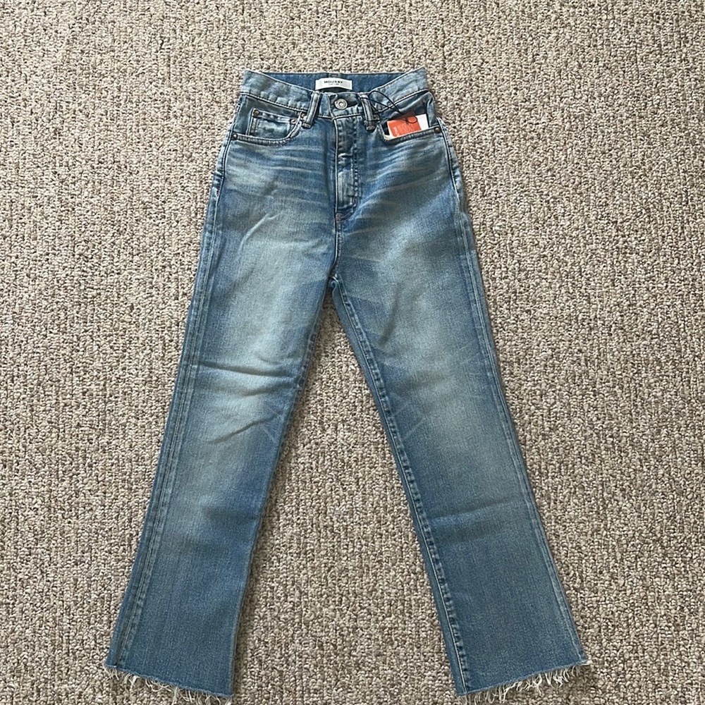 Moussy Vintage Cropped Flare Jeans